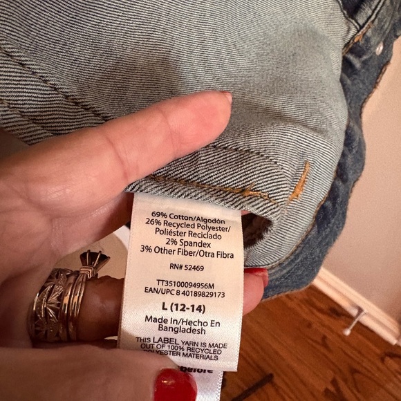 Time and Tru Blue Jean Jacket - Picture 4 of 9